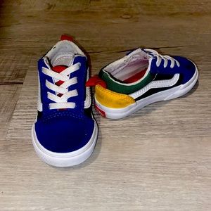Tricolor Yacht Club Vans Toddler 7